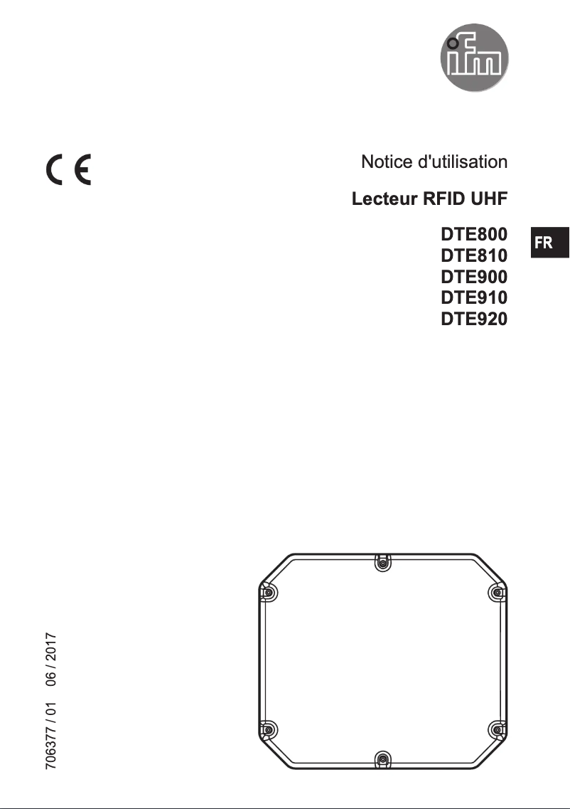 Imagen de la primera página del manual del dispositivo DTE900