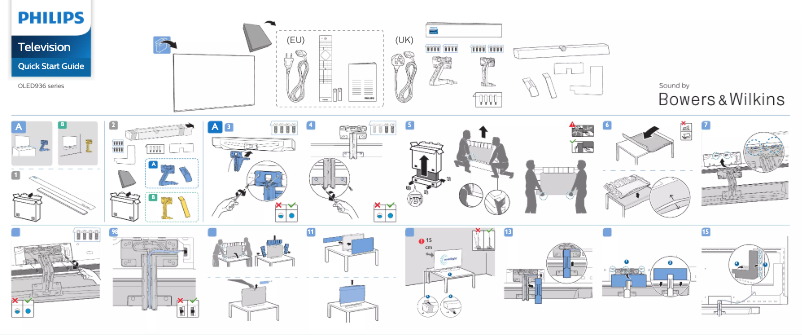 Imagen de la primera página del manual del dispositivo 65OLED936