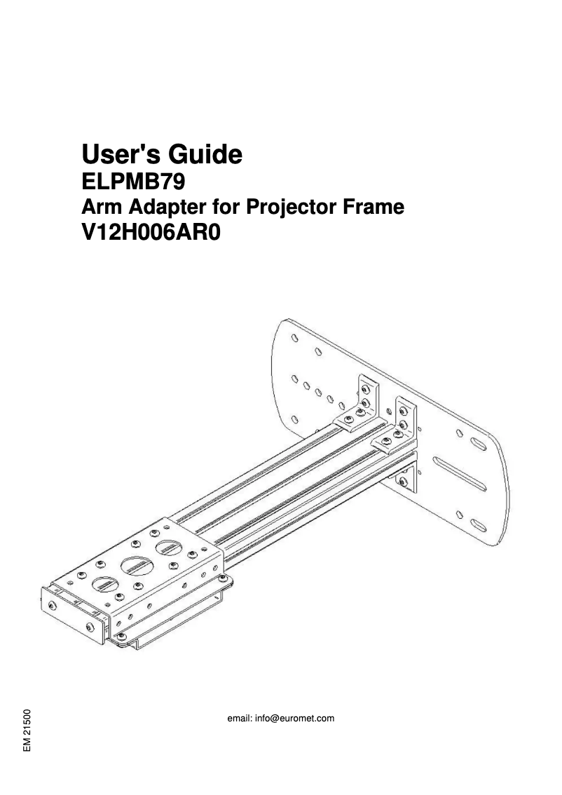 Imagen de la primera página del manual del dispositivo ELPMB79