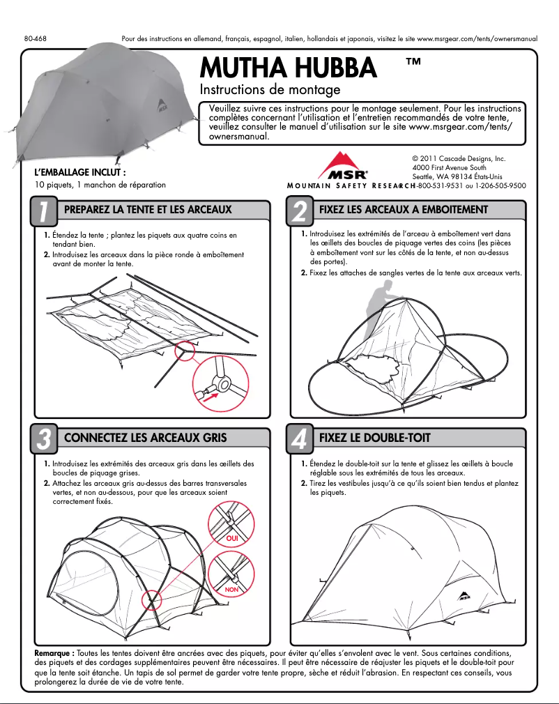 Imagen de la primera página del manual del dispositivo Mutha Hubba
