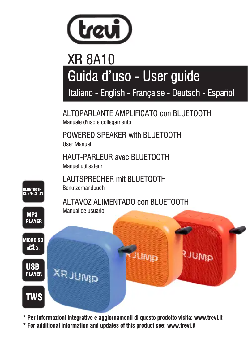 Página nº 1 - Manual de usuario Trevi XR 8A10