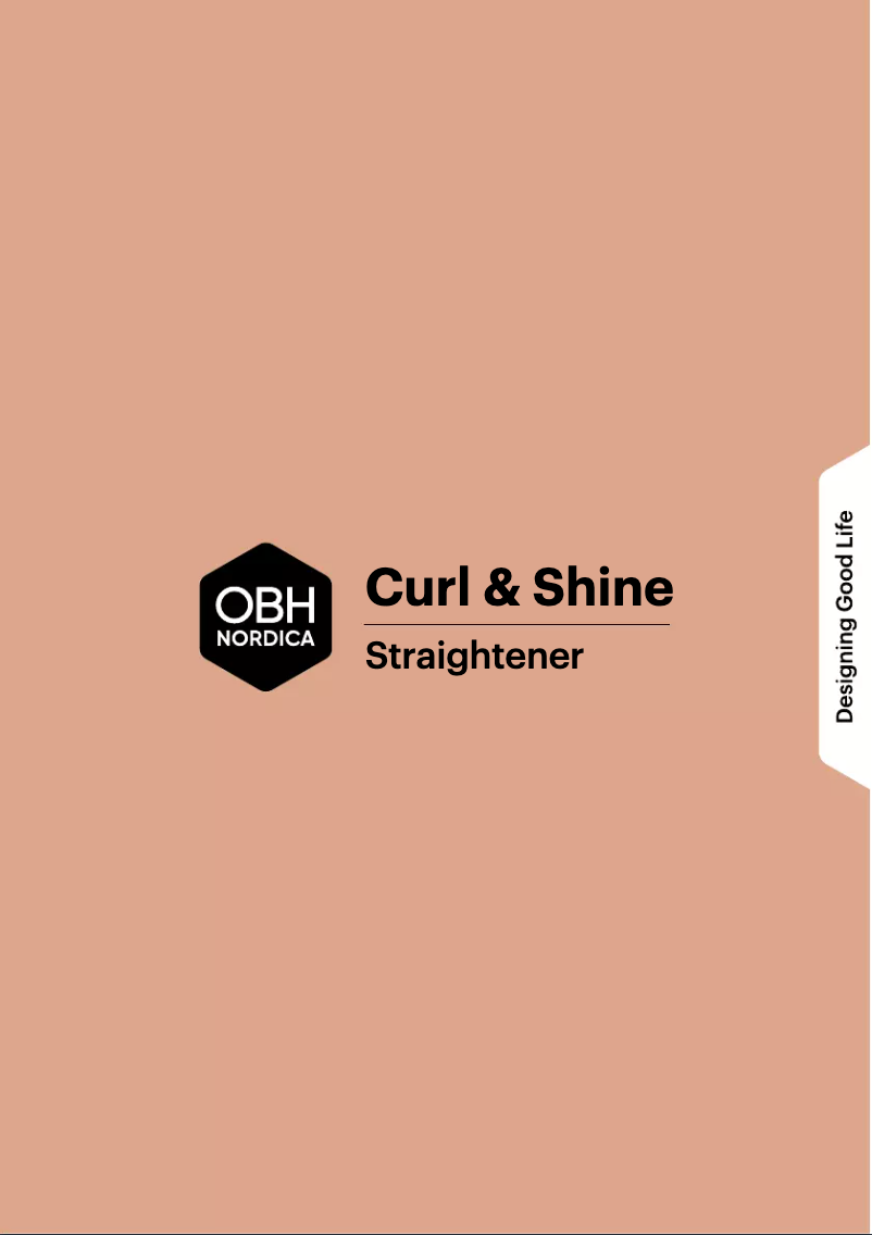 Imagen de la primera página del manual del dispositivo Curl & Shine