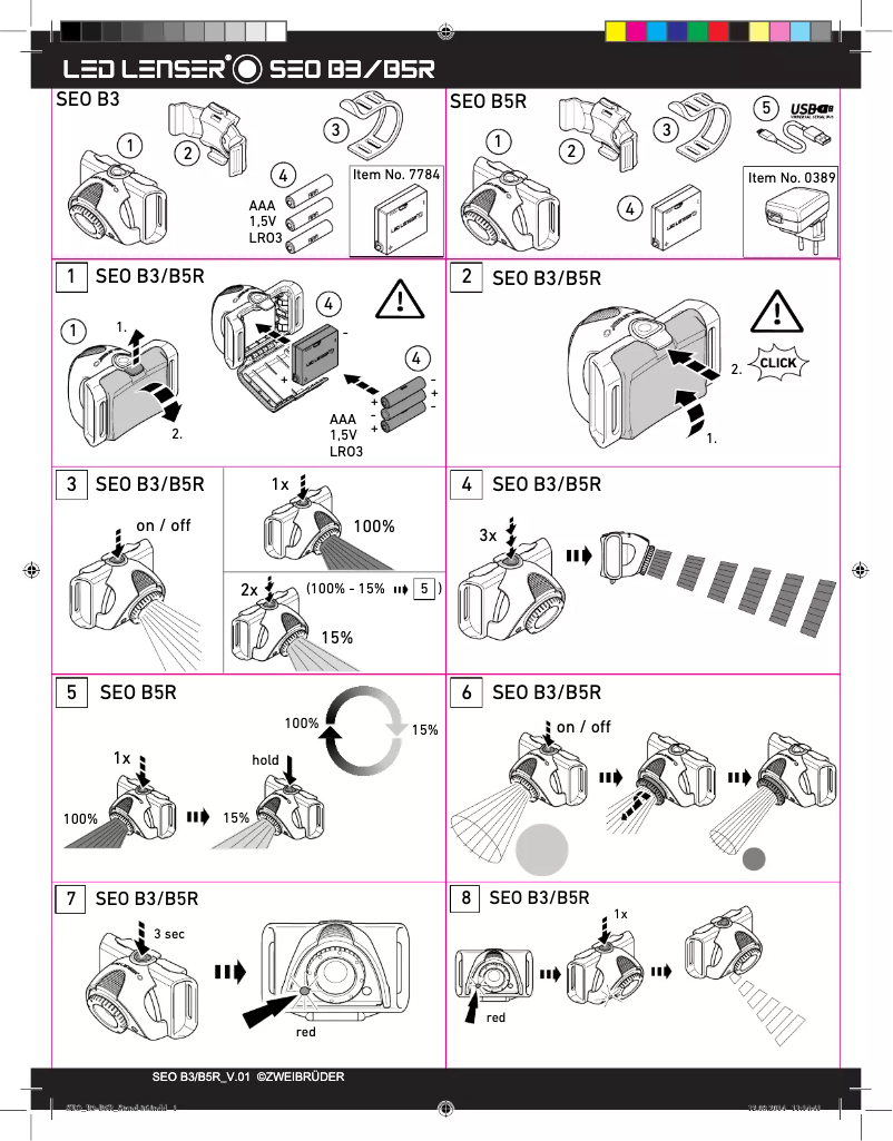 Imagen de la primera página del manual del dispositivo B3