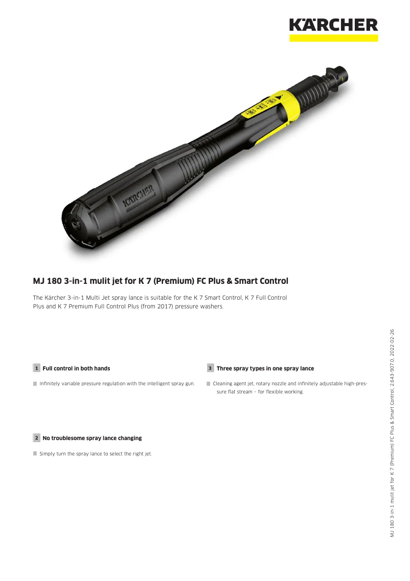 Imagen de la primera página del manual del dispositivo MJ 180