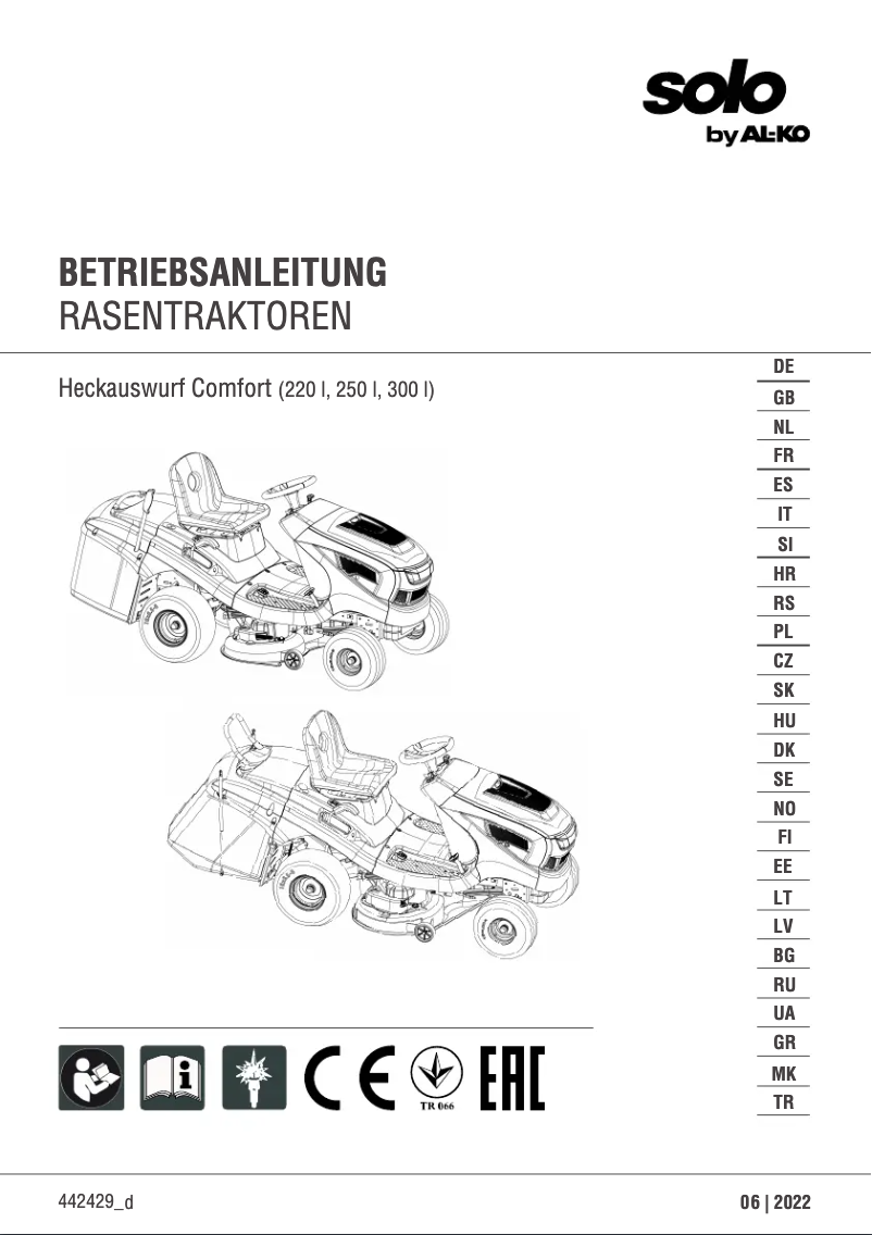 Página 1 del manual Manual de usuario Solo T16-93.3 HD V2