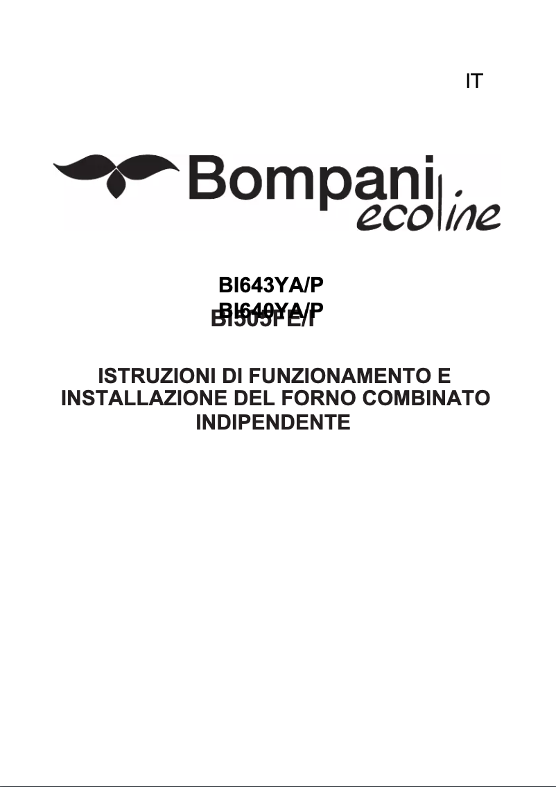 Imagen de la primera página del manual del dispositivo BI640YA/P