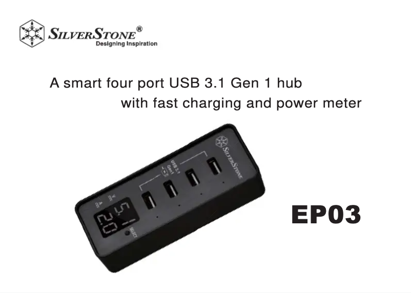 Página 1 del manual Manual de usuario Silverstone EP03