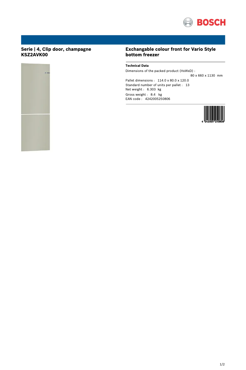 Imagen de la primera página del manual del dispositivo KSZ2AVV00