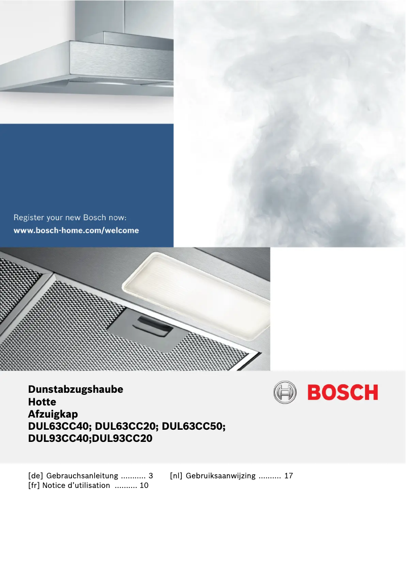 Página 1 del manual Manual de usuario Bosch DUL63CC40