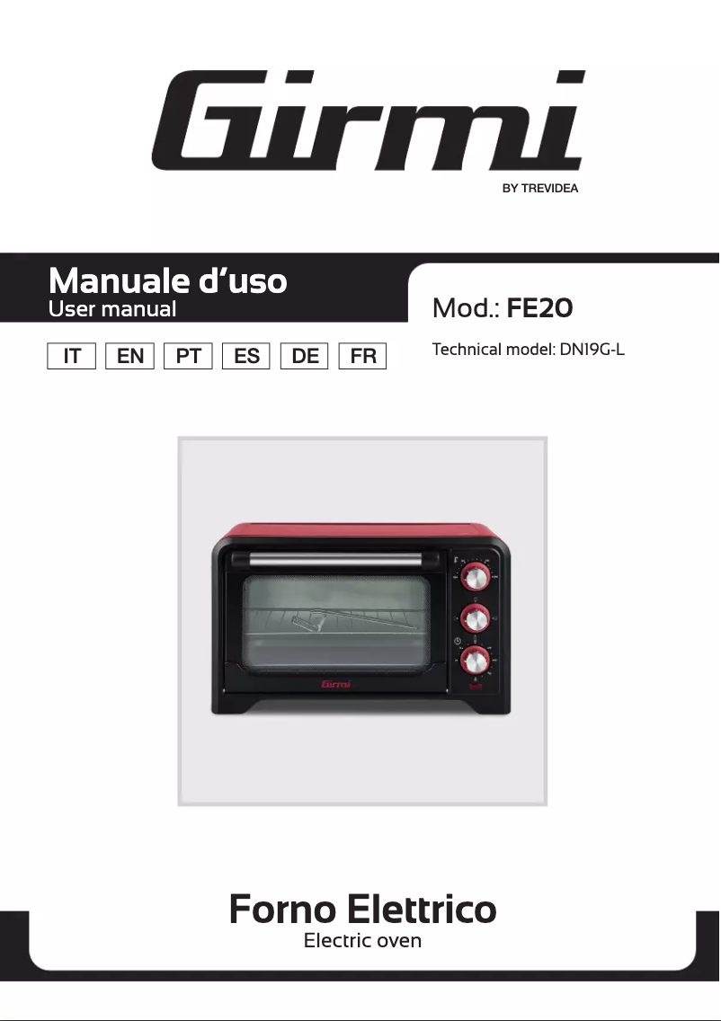 Página nº 1 - Manual de usuario Girmi FE20