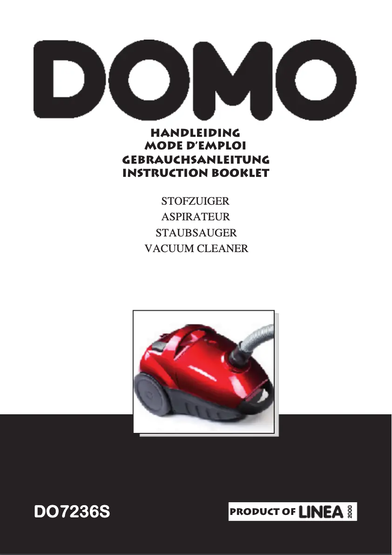 Imagen de la primera página del manual del dispositivo DO7236S