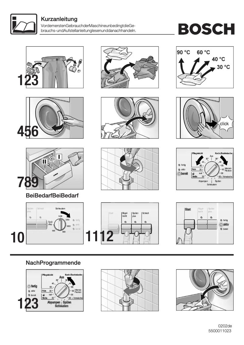 Imagen de la primera página del manual del dispositivo WFL2862