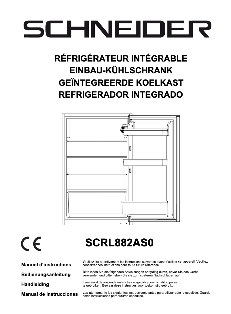 Imagen de la primera página del manual del dispositivo SCRL882AS0