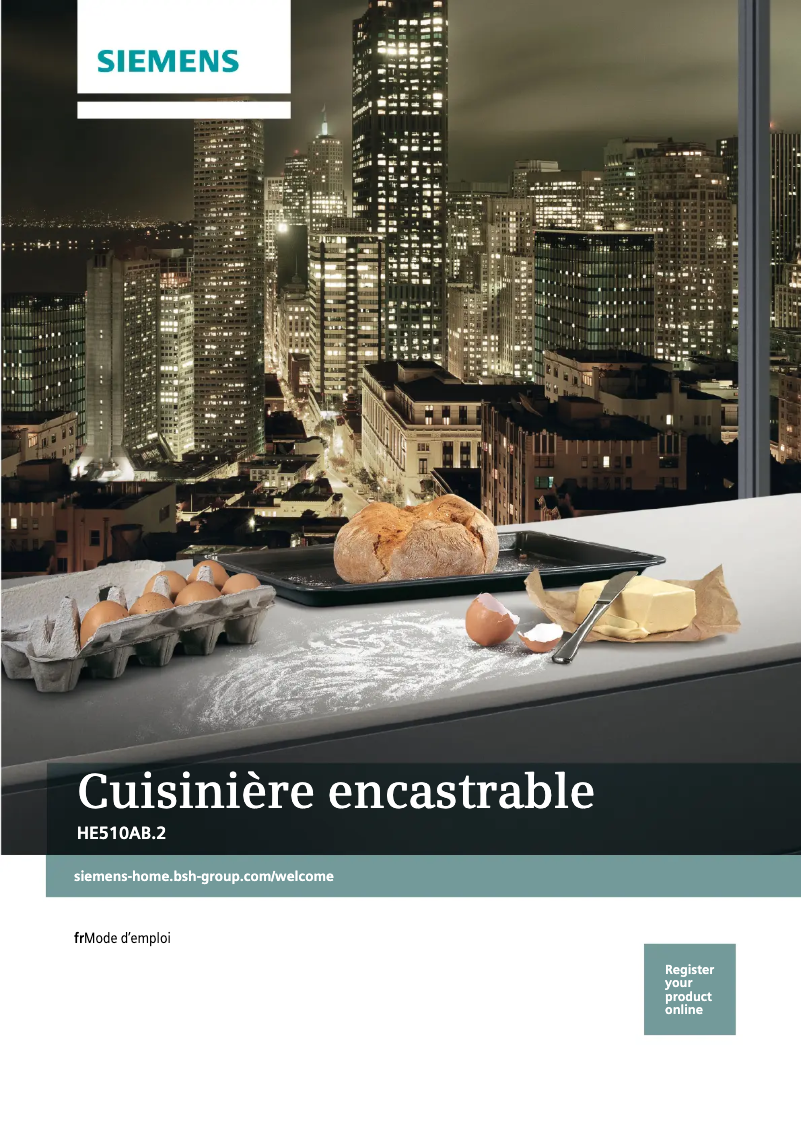 Página 1 del manual Manual de usuario Siemens HE510ABR2