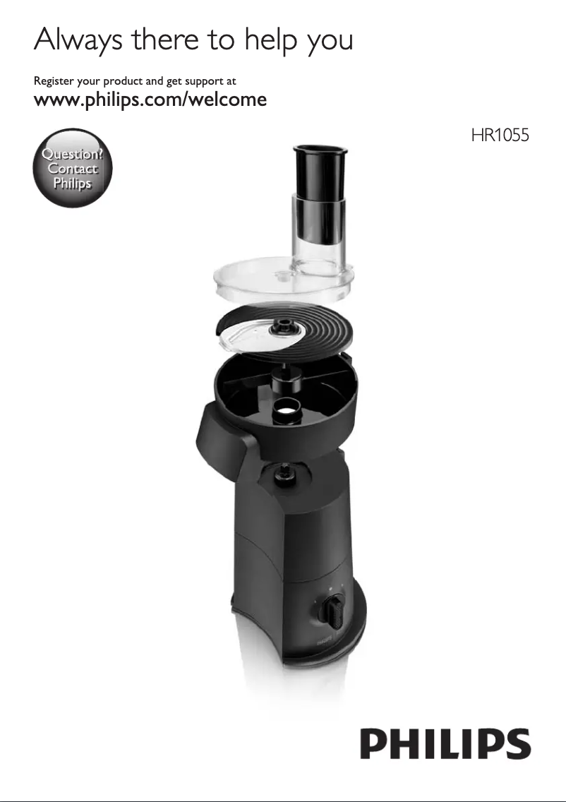 Imagen de la primera página del manual del dispositivo Jamie Oliver HR1056