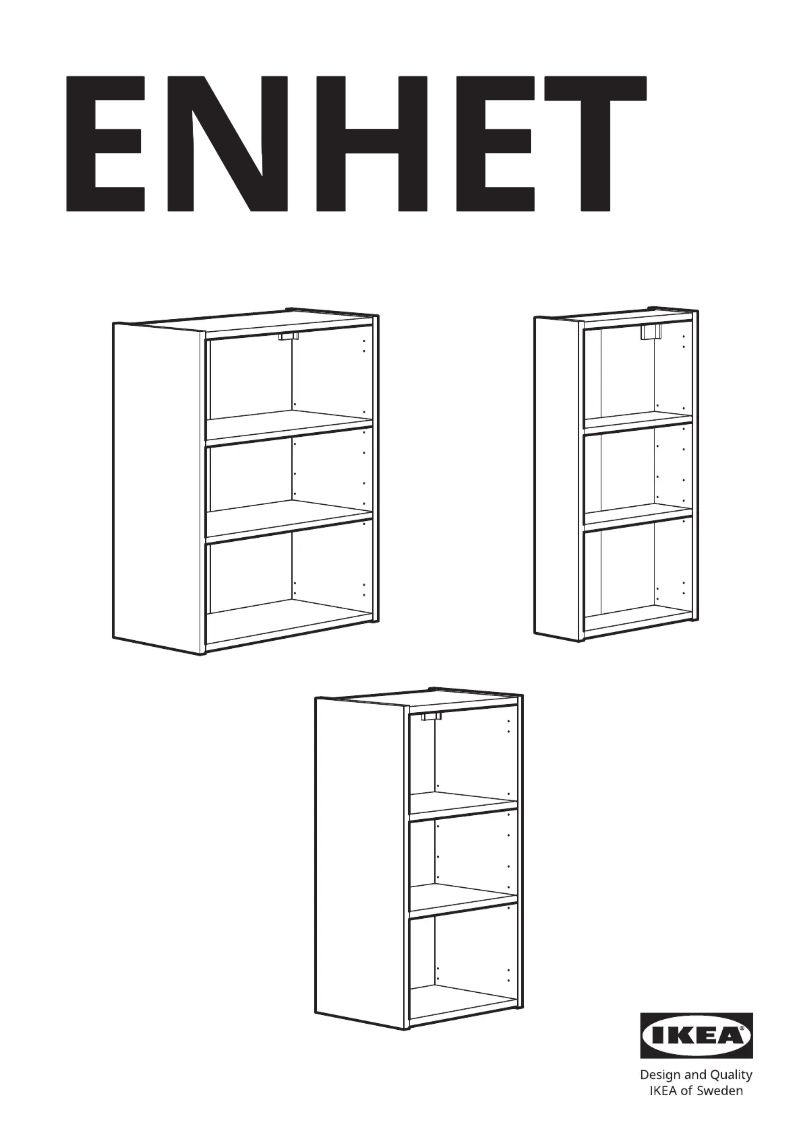 Página 1 del manual Manual de usuario Ikea ENHET 504.404.12