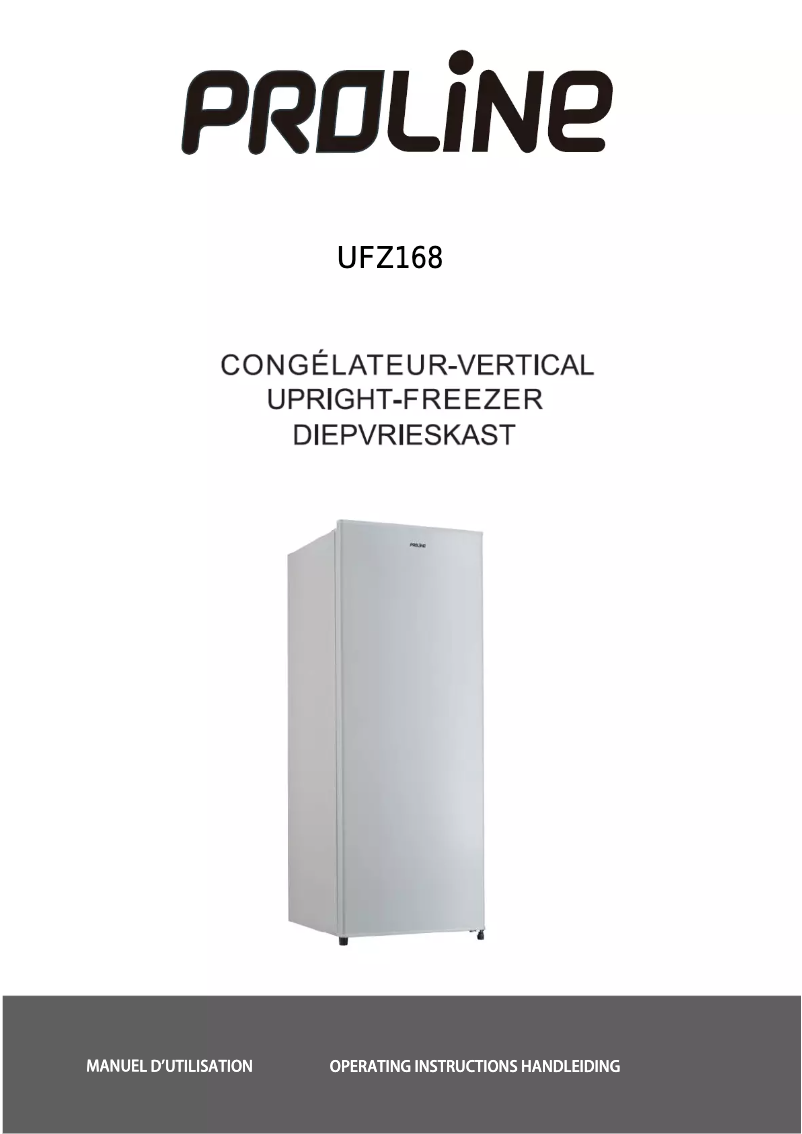 Imagen de la primera página del manual del dispositivo UFZ168