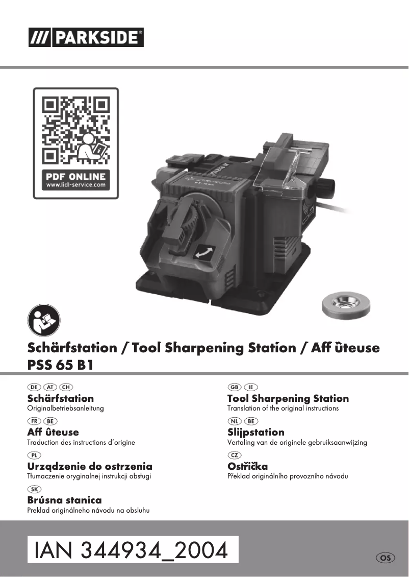 Página 1 del manual Manual de usuario Parkside PSS 65 B1