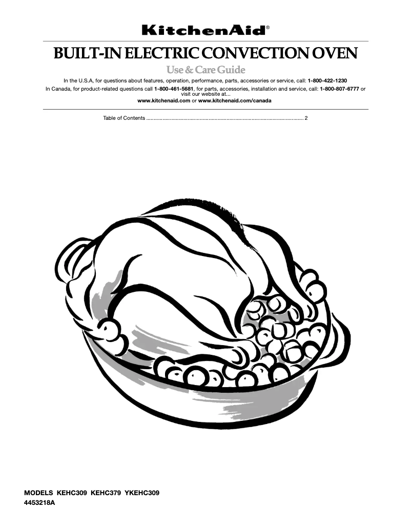 Página 1 del manual Manual de usuario KitchenAid Architect KEHC309JWH