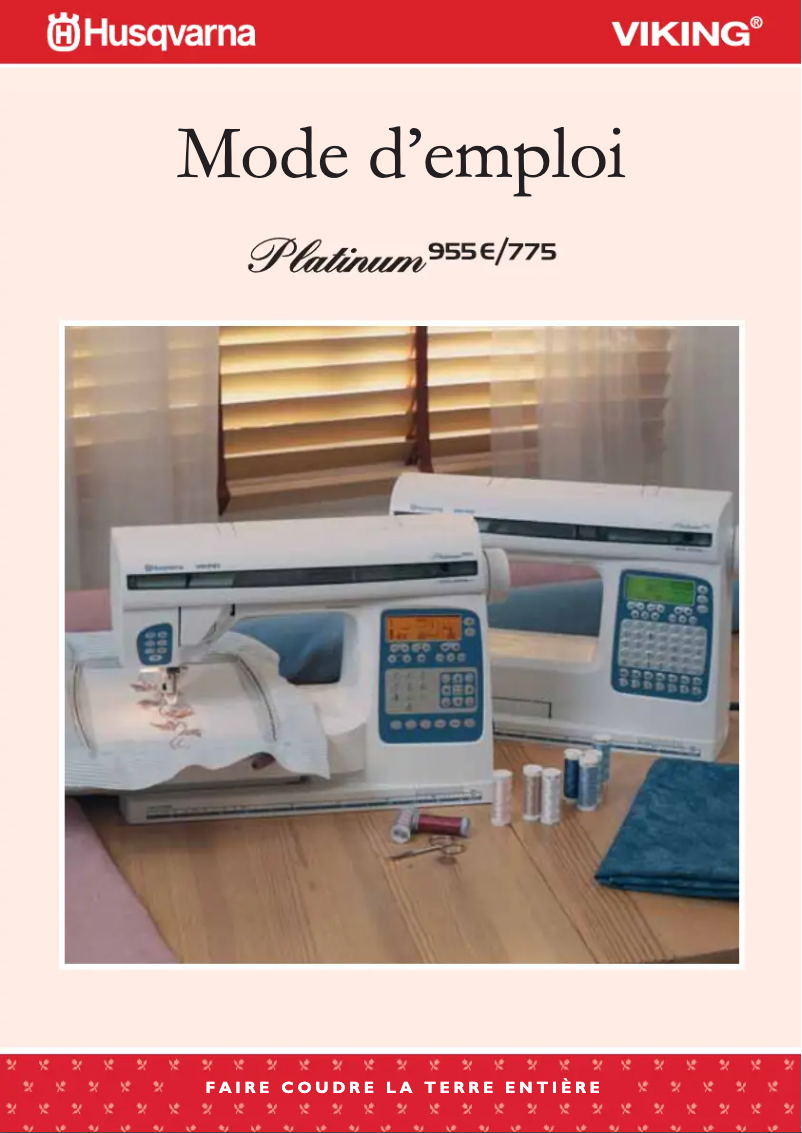 Imagen de la primera página del manual del dispositivo Platinum 955E