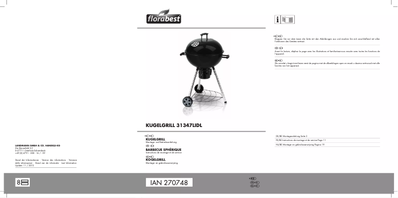Imagen de la primera página del manual del dispositivo 31347LIDL
