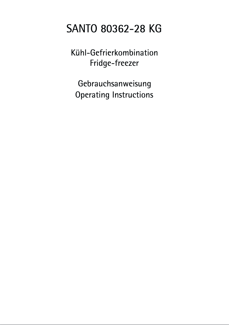 Imagen de la primera página del manual del dispositivo S 80362 KG3