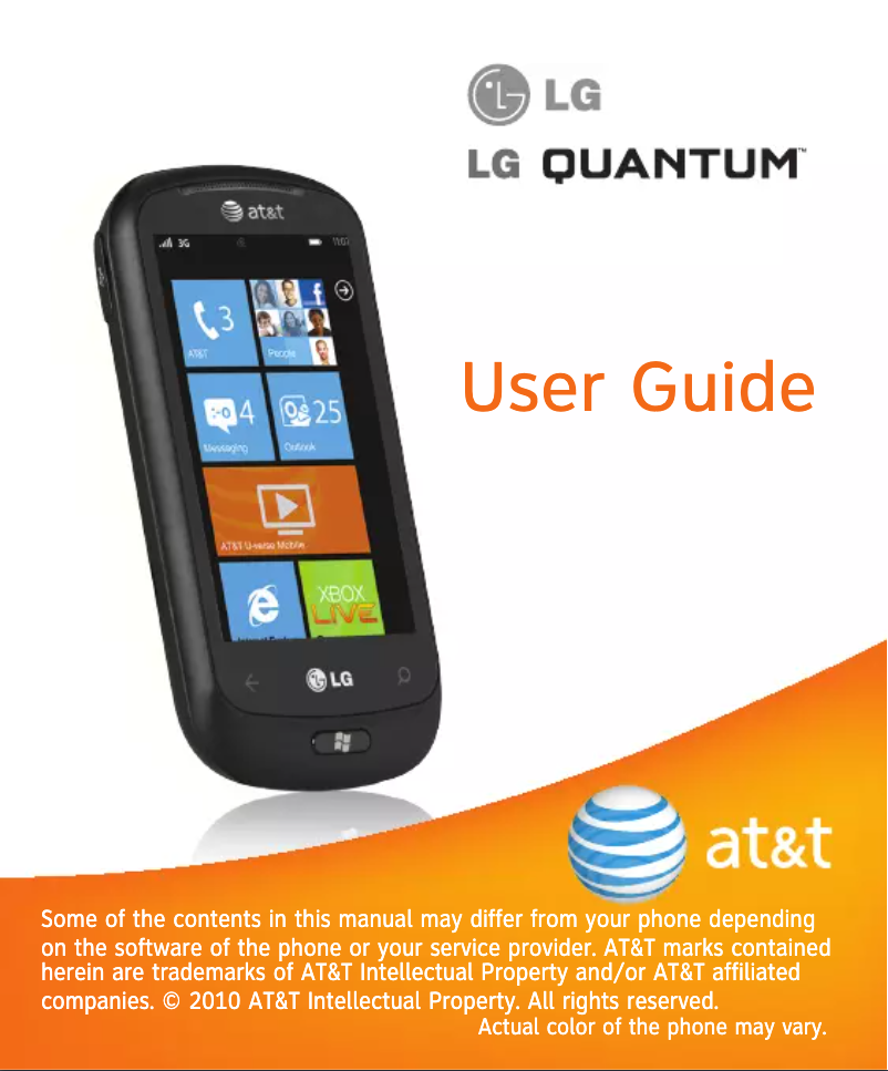 Imagen de la primera página del manual del dispositivo Quantum