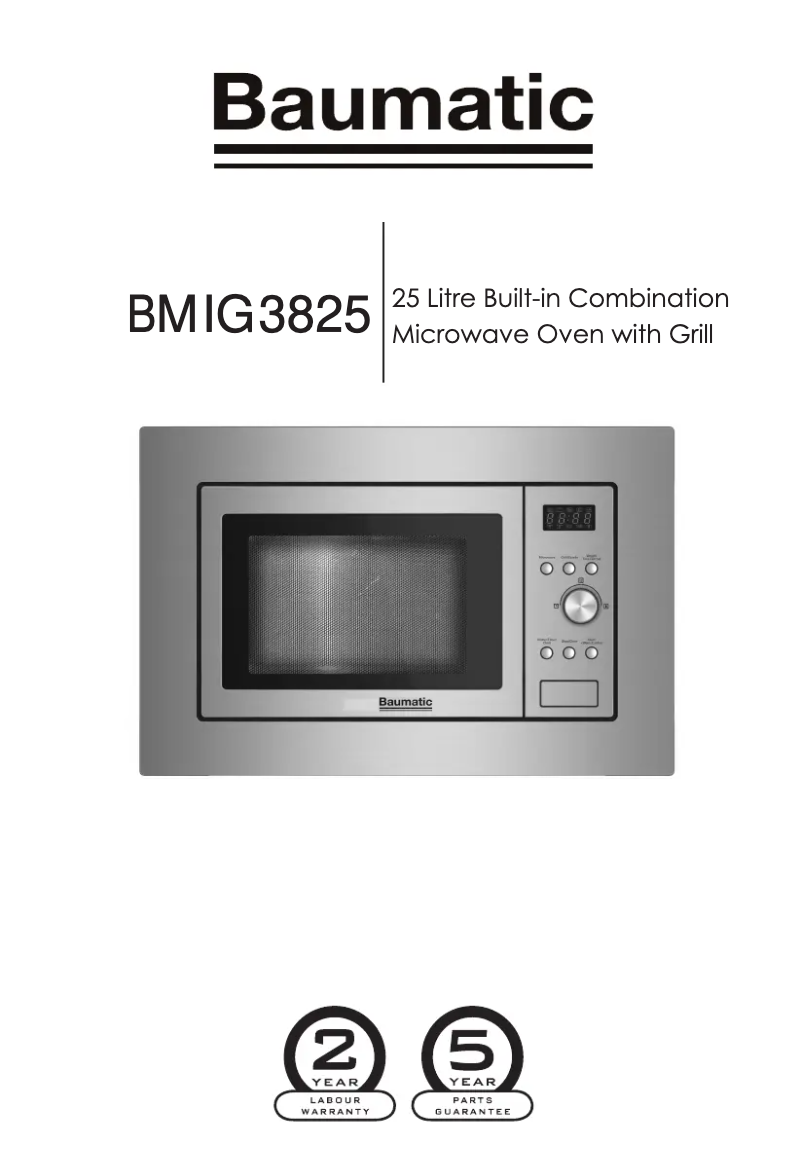 Página 1 del manual Manual de usuario Baumatic BMIG3825