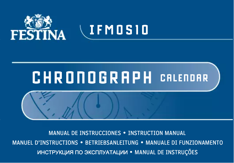 Imagen de la primera página del manual del dispositivo Chronograph F16883