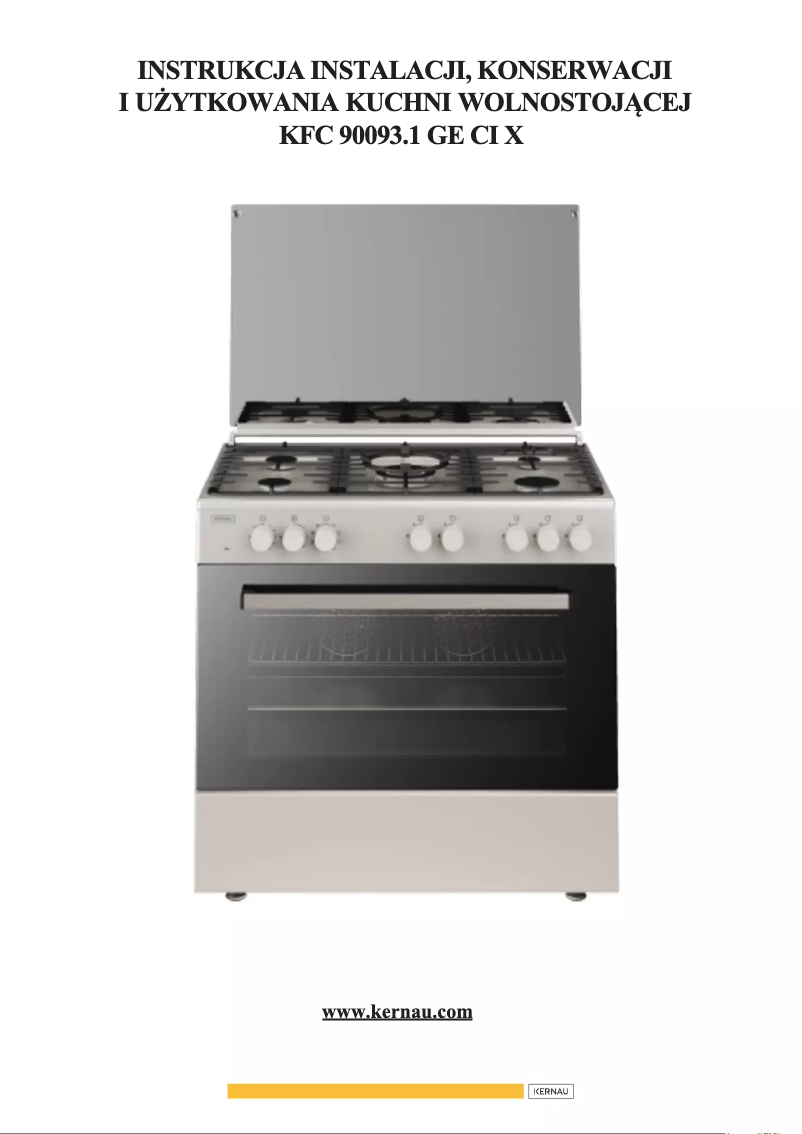 Página 1 del manual Manual de usuario Kernau KFC 90093 GE CI X