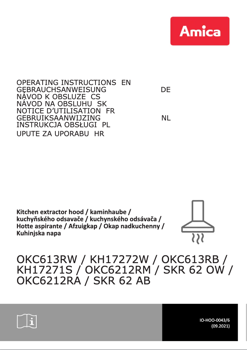 Página 1 del manual Manual de usuario Amica OKC613RW