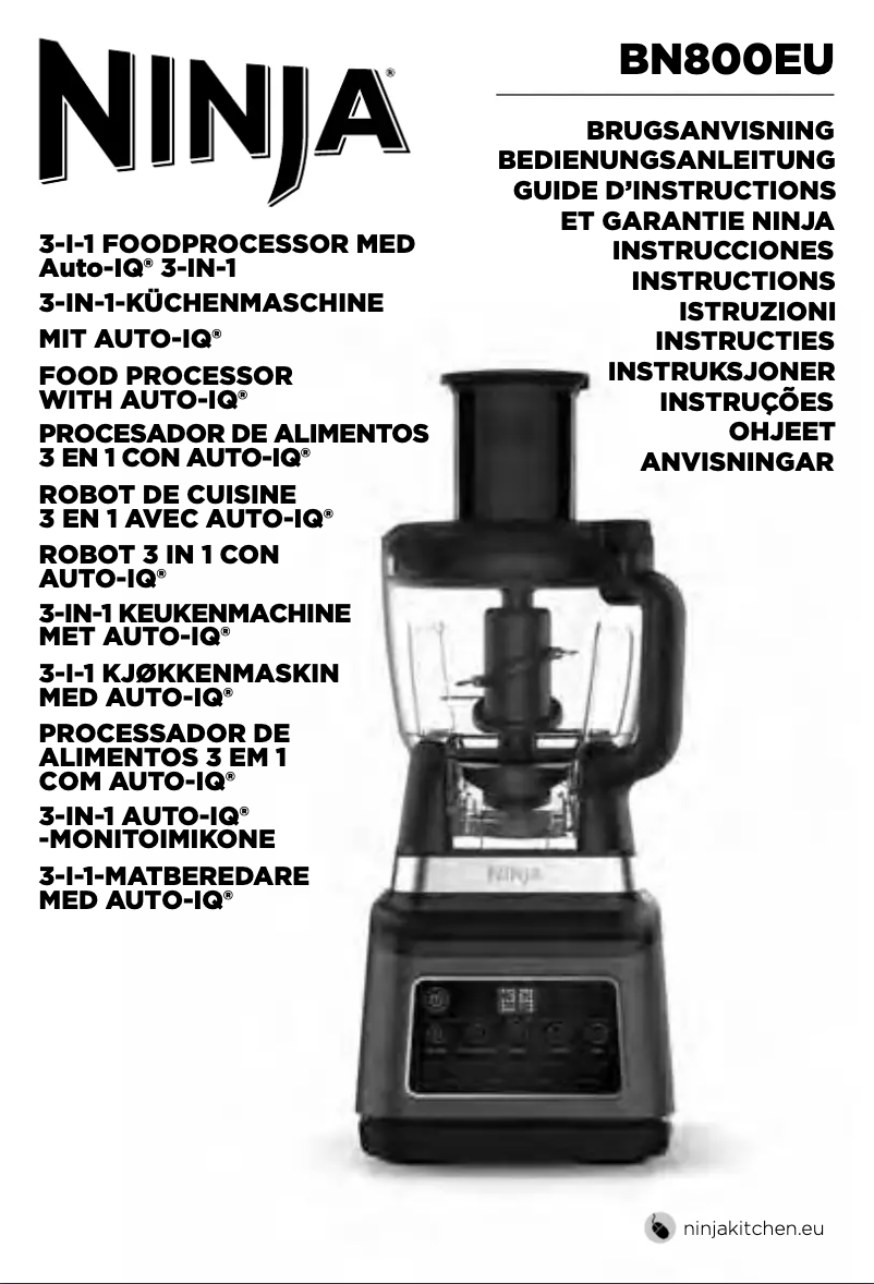 Imagen de la primera página del manual del dispositivo BN800EU