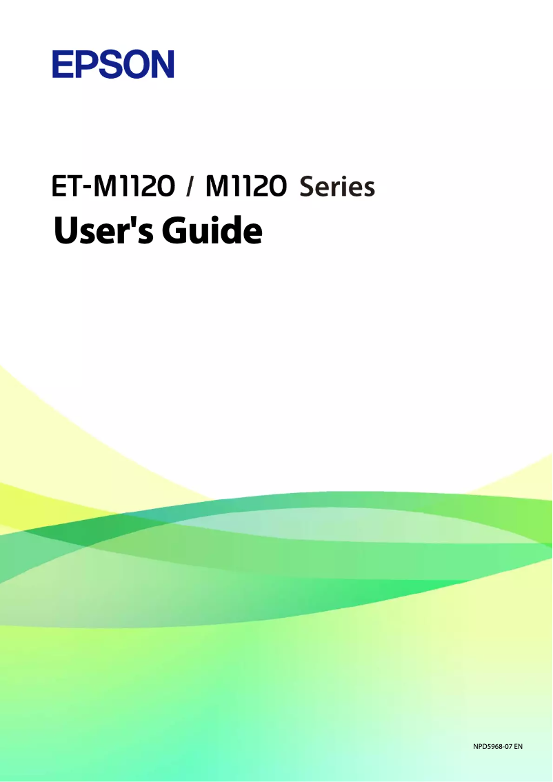 Imagen de la primera página del manual del dispositivo EcoTank M1129