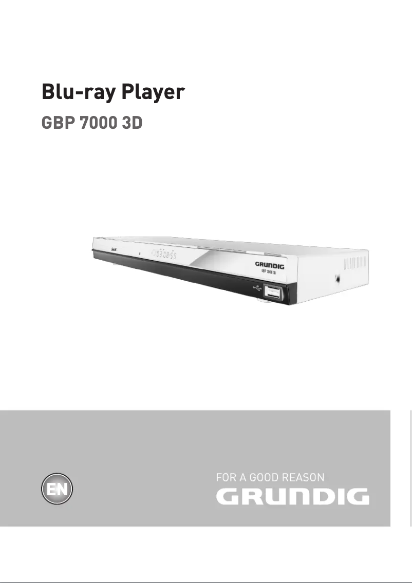 Página 1 del manual Manual de usuario Grundig GBP 7000 3D