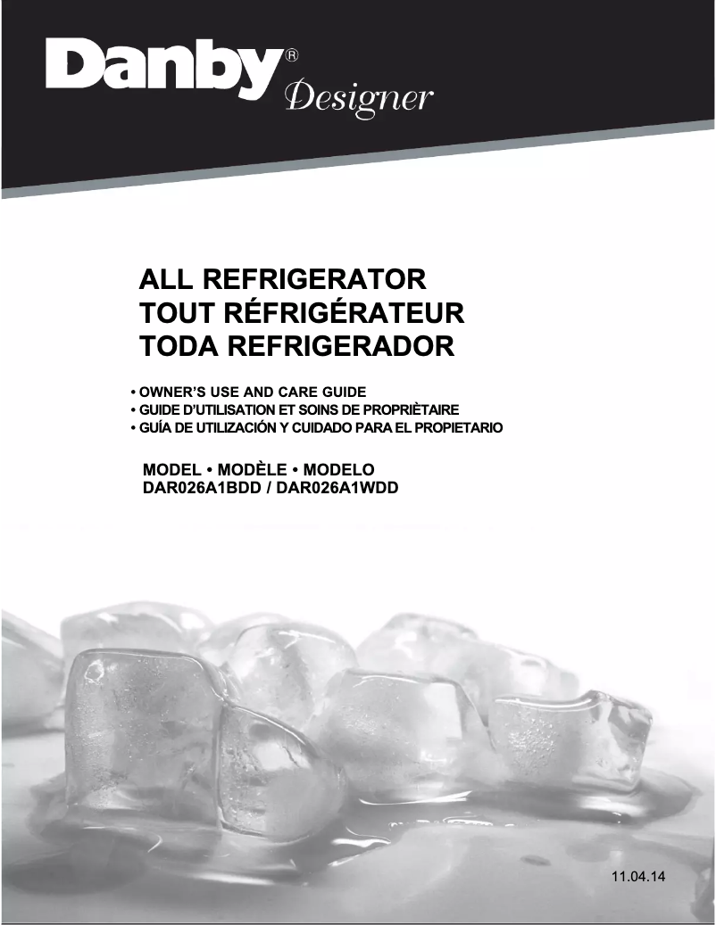 Página 1 del manual Manual de usuario Danby DAR026A1WDD