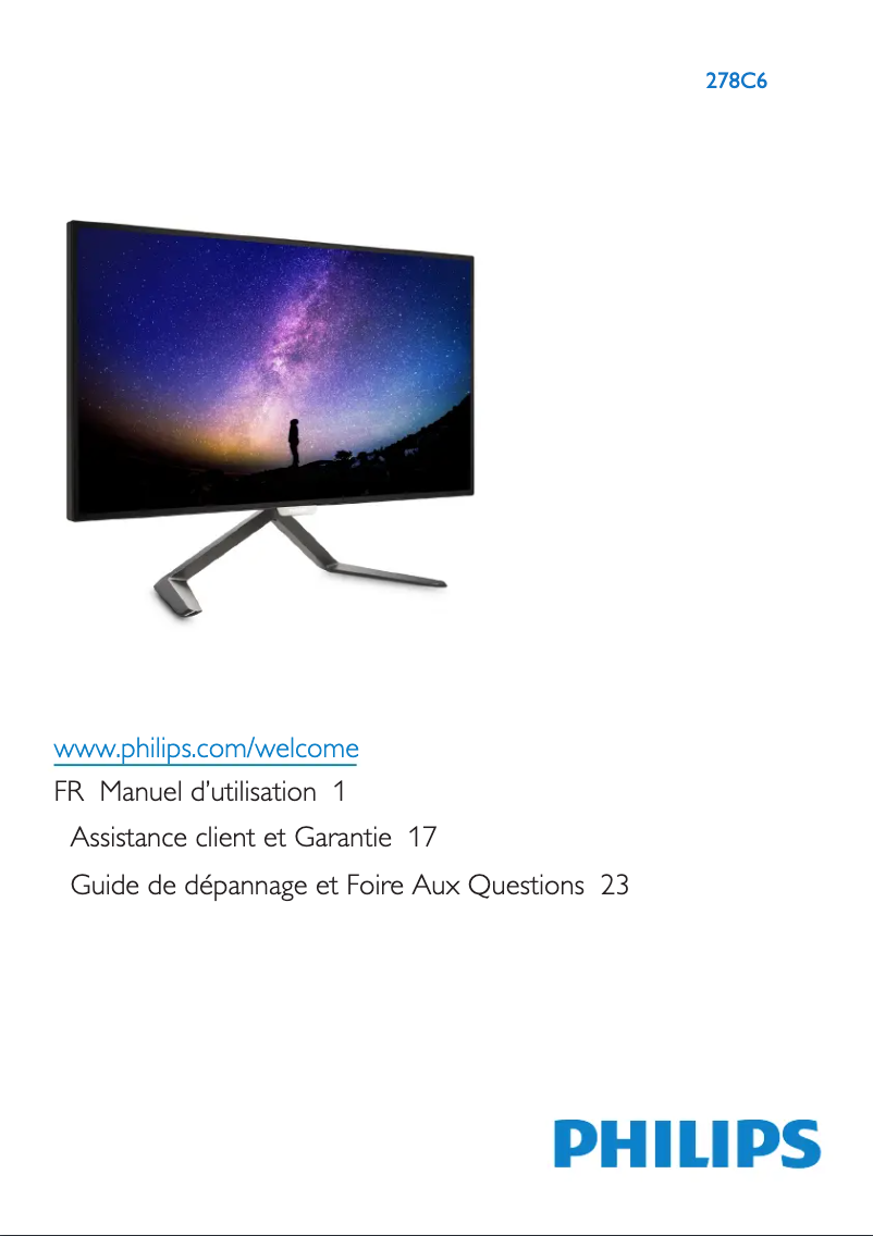 Página 1 del manual Manual de usuario Philips Moda 278C6QJSW