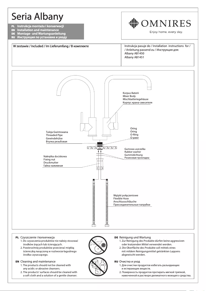 Página 1 del manual Manual de usuario Omnires AB1450