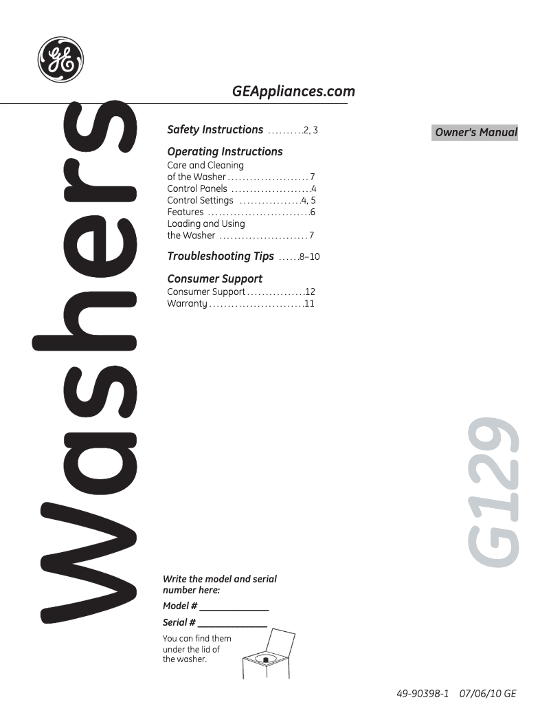 Imagen de la primera página del manual del dispositivo GTWN4000MWS
