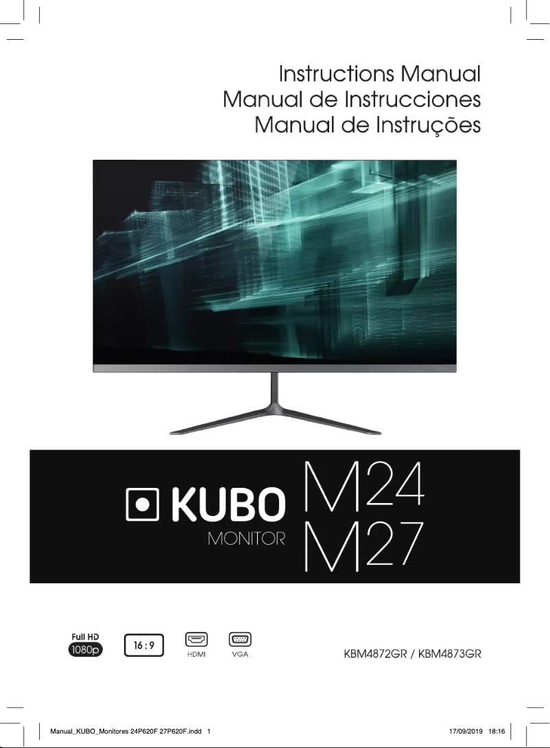 Página 1 del manual Manual de usuario Kubo KBM4873GR