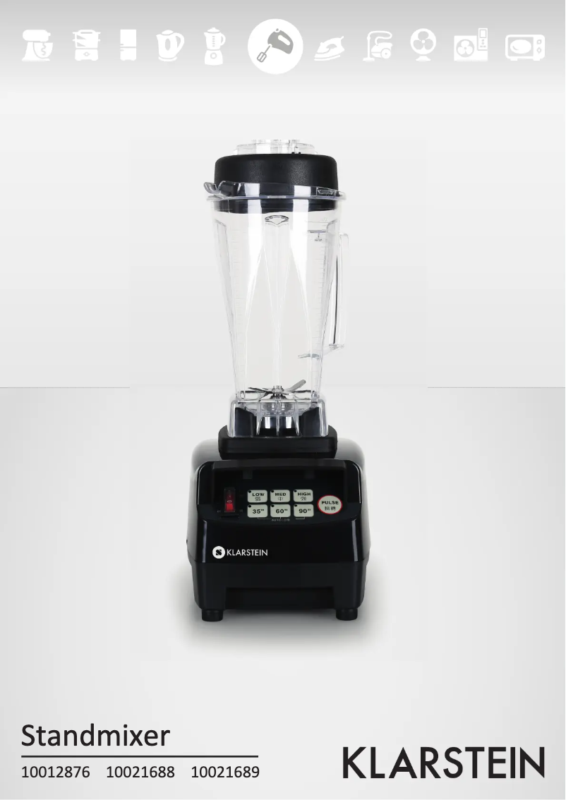 Página 1 del manual Manual de usuario Klarstein 10021689