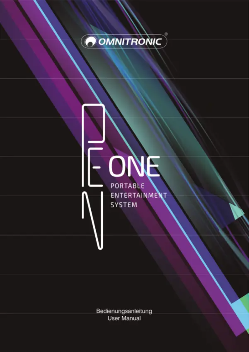 Página nº 1 - Manual de usuario Omnitronic PEN ONE