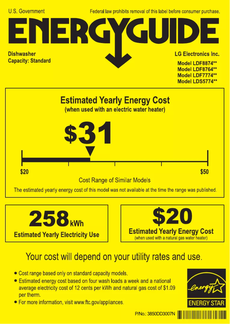 Imagen de la primera página del manual del dispositivo LDF7774