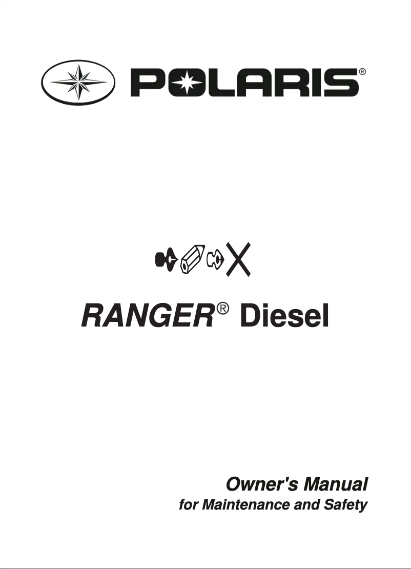 Página 1 del manual Manual de usuario Polaris Ranger Diesel (2015)