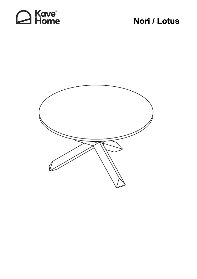 Imagen de la primera página del manual del dispositivo Lotus