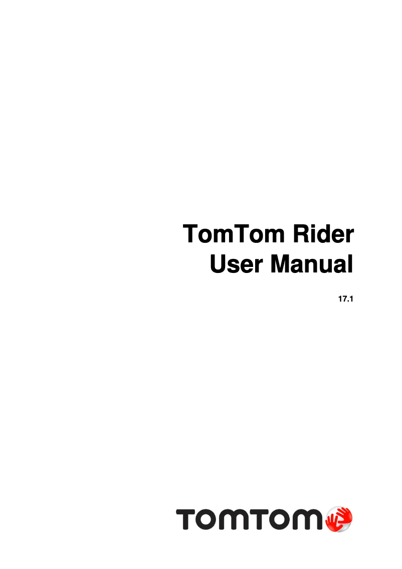 Imagen de la primera página del manual del dispositivo Rider 420