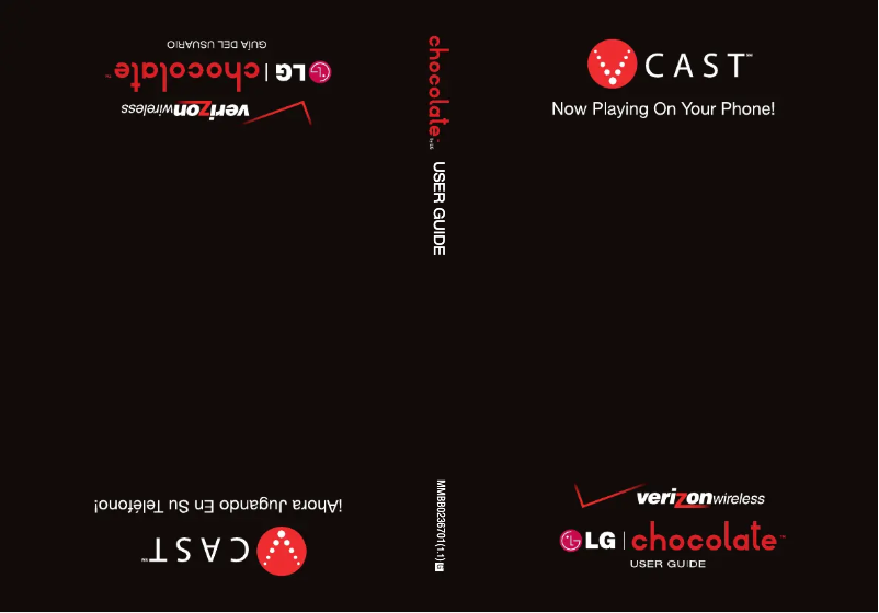 Imagen de la primera página del manual del dispositivo VX8550