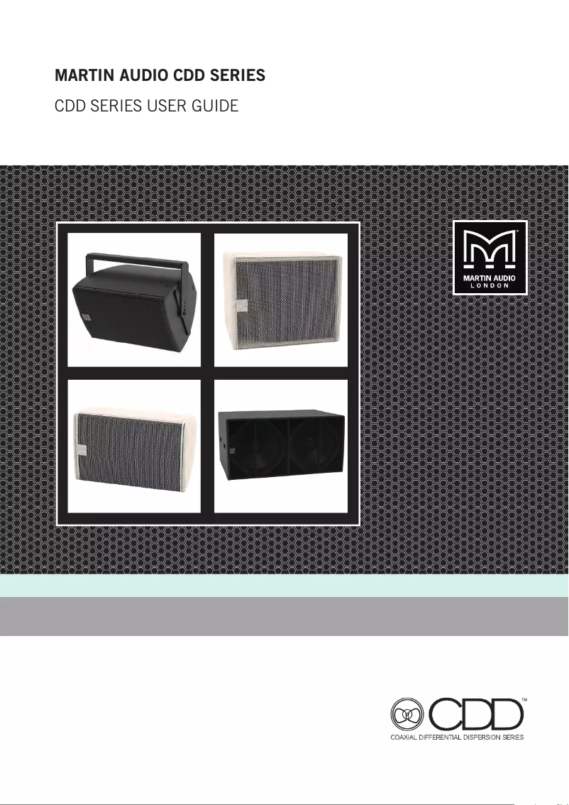 Imagen de la primera página del manual del dispositivo CDD8TX