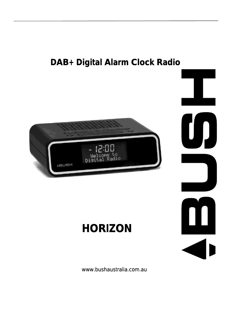 Imagen de la primera página del manual del dispositivo Horizon