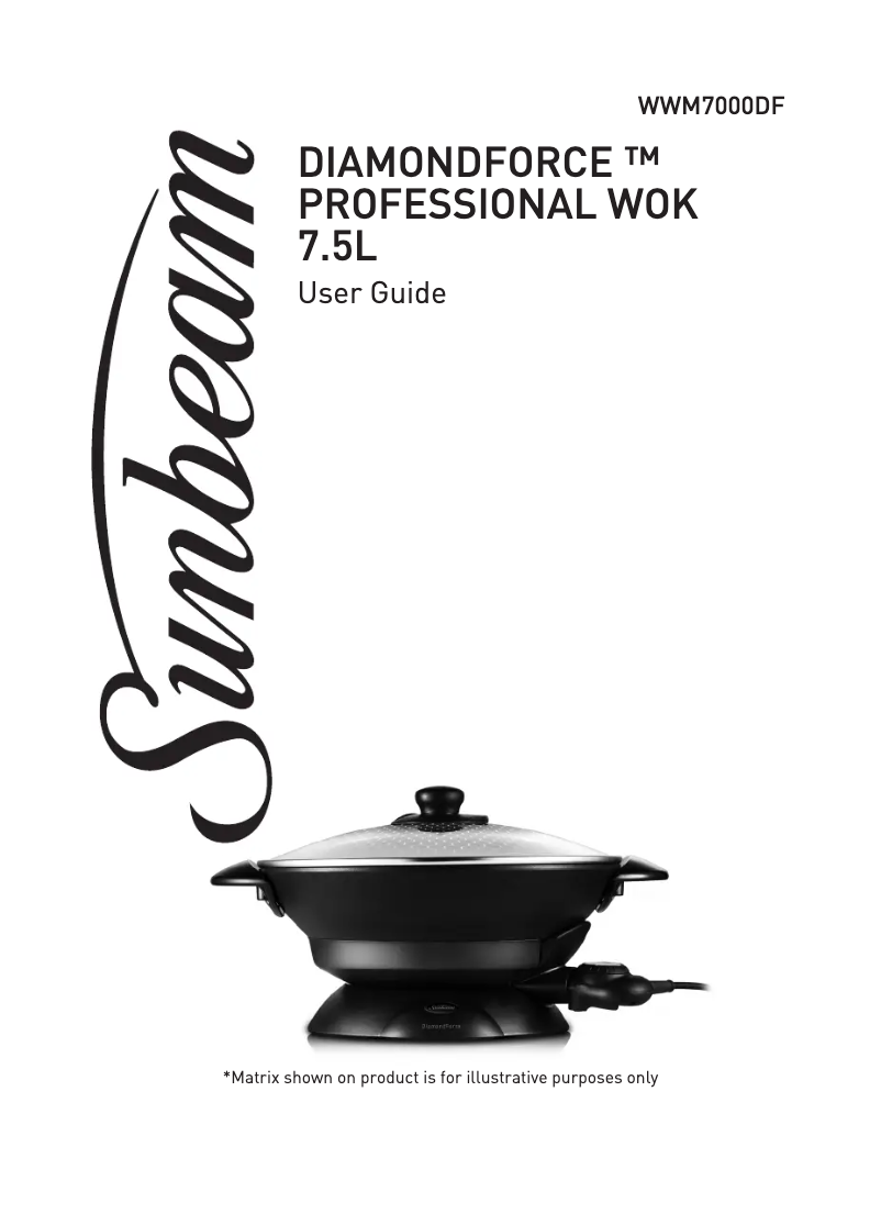 Imagen de la primera página del manual del dispositivo DiamandForce WWM7000DF