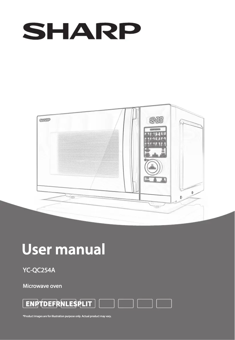 Imagen de la primera página del manual del dispositivo YC-QC254A